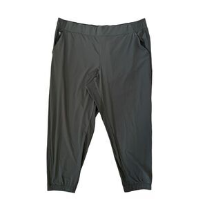 Athleta Brooklyn Jogger Women's Pants Size 24 Olive Green Lightweight Breathable